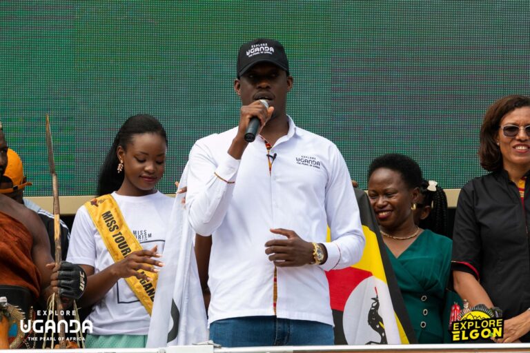 Rwenzori Marathon Team Presents Tourism Ambition to Tourism State Minister.